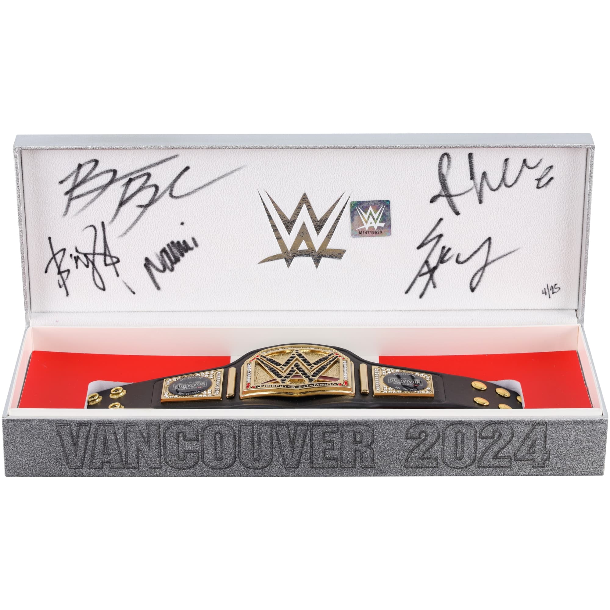2025 Survivor Series Mini Title Belt