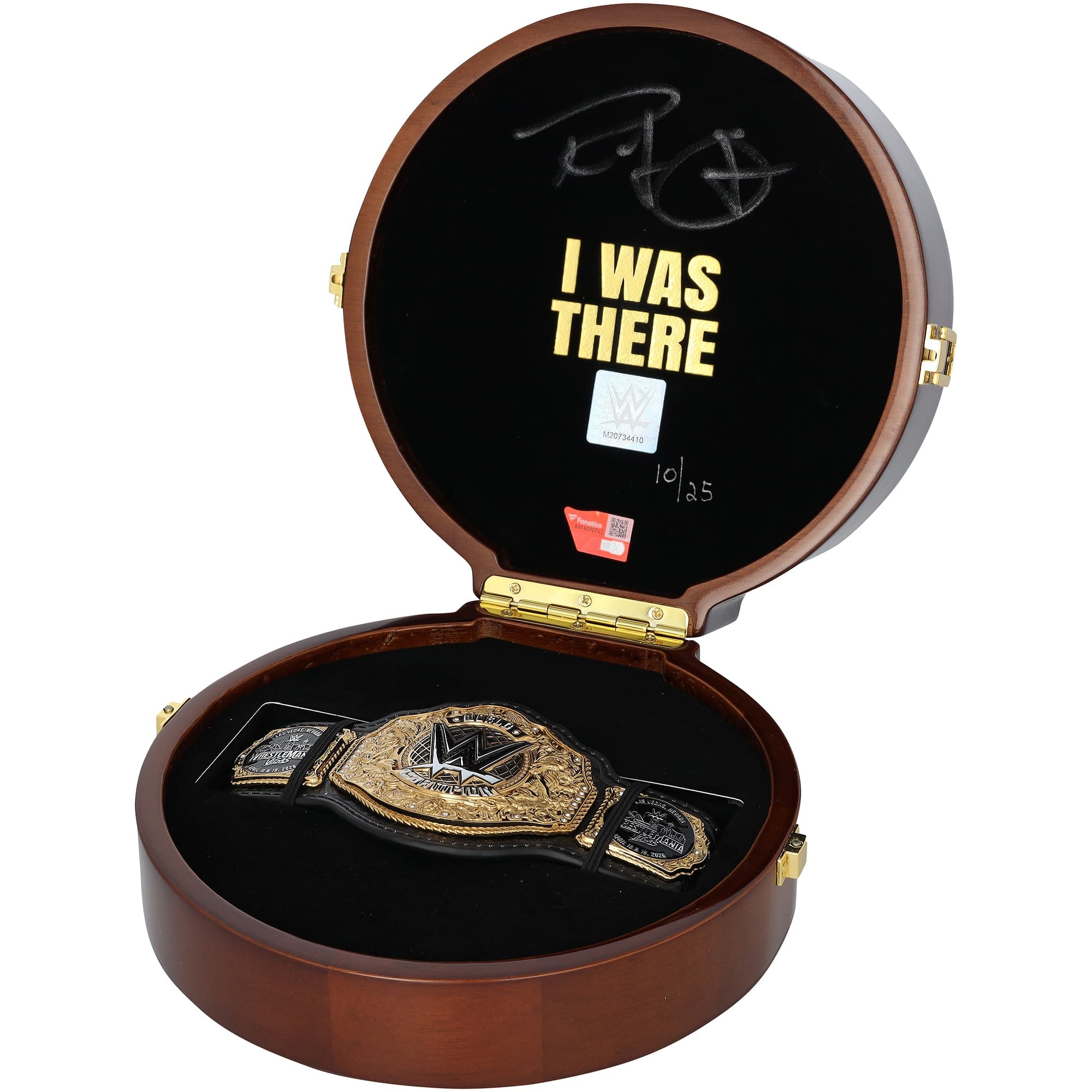 WrestleMania 42 Roulette Wheel Mini Title Belt