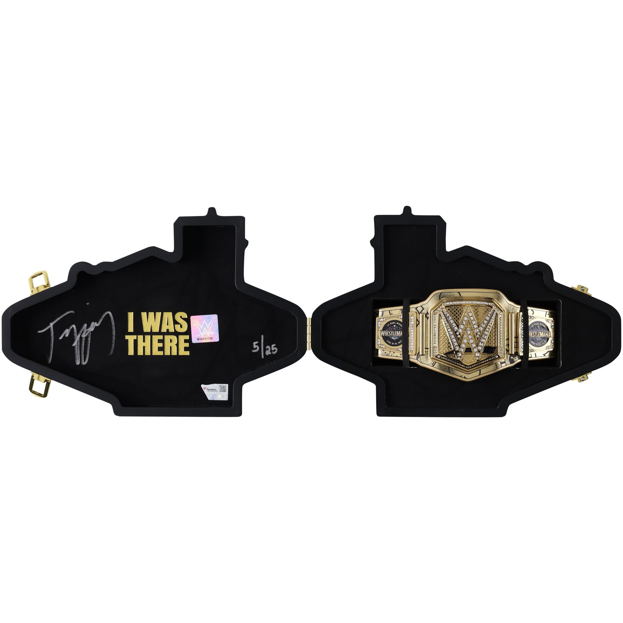 WWE WrestleMania 41 Welcome Sign Mini Title Belt